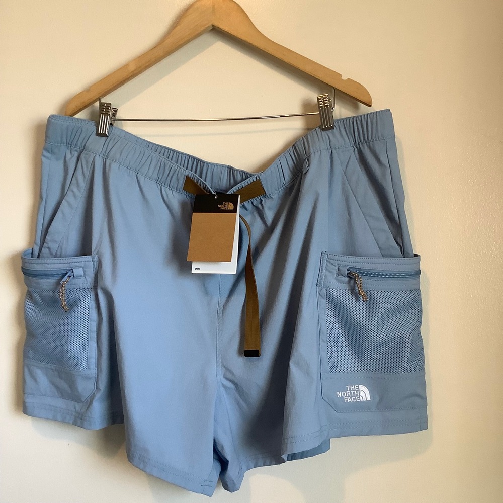 The North Face Mens Class V Pull-On Shorts Steel Blue 3XL NF0A86QJQEO-3XL-SHT